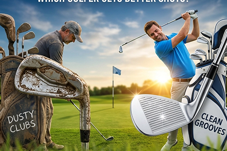 Dusty Golf Clubs vs. Clean Grooves: Which Golfer Gets... Better Shots?